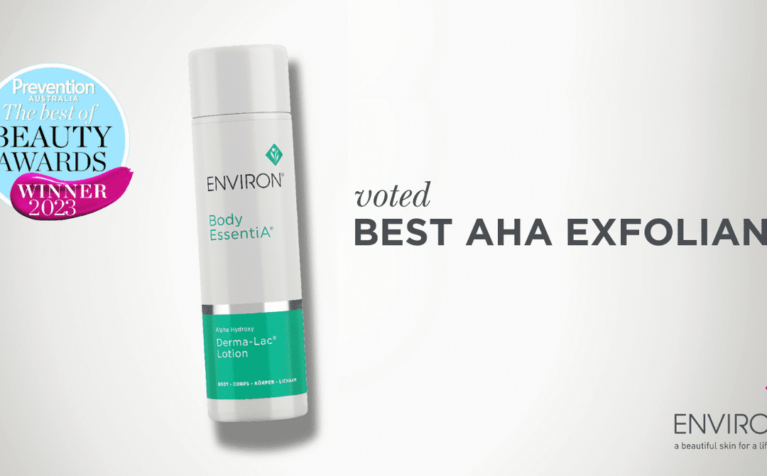 Prevention Magazine Best in Beauty Awards ENVIRON’S DERMA-LAC® LOTION VOTED “BEST AHA EXFOLIANT”